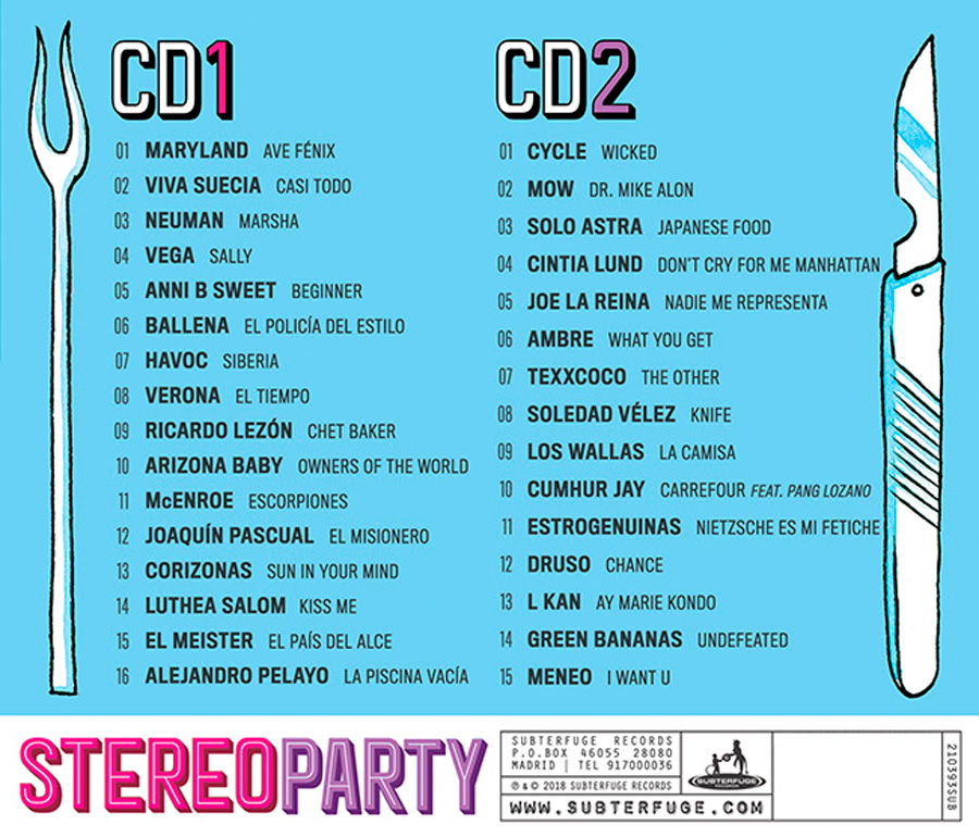 Stereoparty 2018: 2xCD, 31 artistas